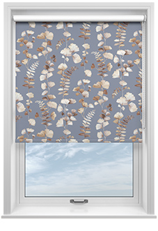 Eucalyptus, Victorian Blue - Twist&Fit Roller Blind